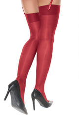 Coquette Queen Stockings Red
