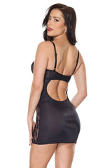 Coquette Valentine Lace Hearts Underwire Cups Chemise
