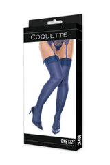 Coquette Holiday Stockings Navy