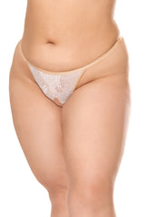 Coquette Crotchless Panty Gold