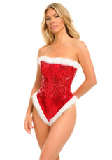 Holiday Sparkle Sequin Teddy
