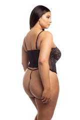 Oh la la Cheri Queen Kai Bustier Set Black