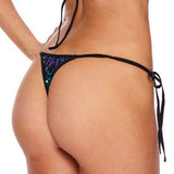 Escante Sequin Side Tie Dancewear Thong