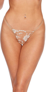 Escante Elevated Foil Embroidery G-String