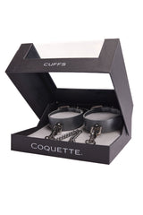 Coquette Gunmetal Chain Wrist Cuffs