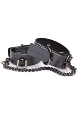 Coquette Gunmetal Chain Wrist Cuffs