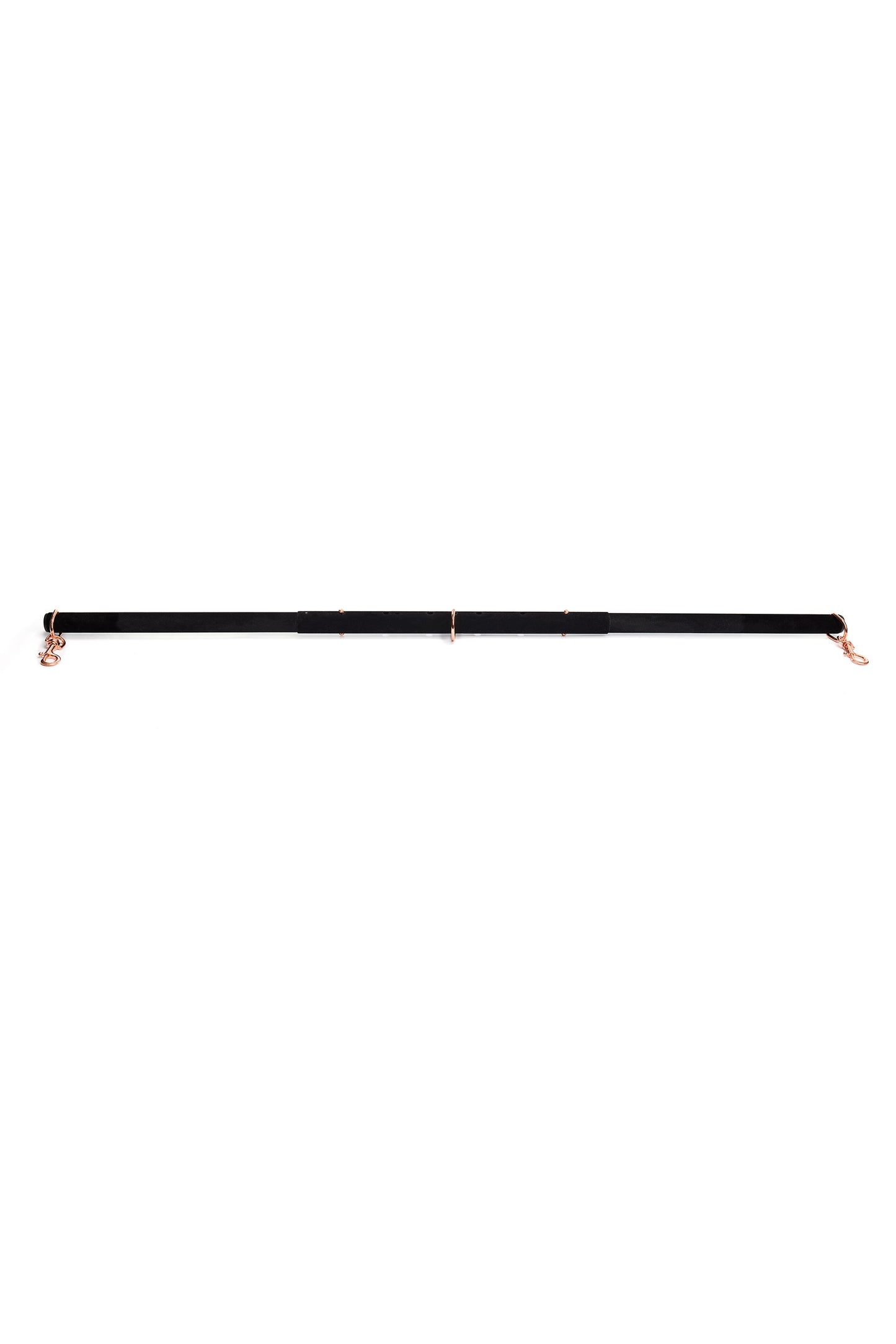Coquette Pleasure Black Velvet Spreader Bar Rose Gold