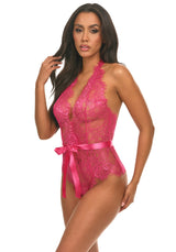 Naomi Eyelash Lace Teddy