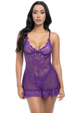 Oh la la Cheri Valentine Babydoll Imperial Purple