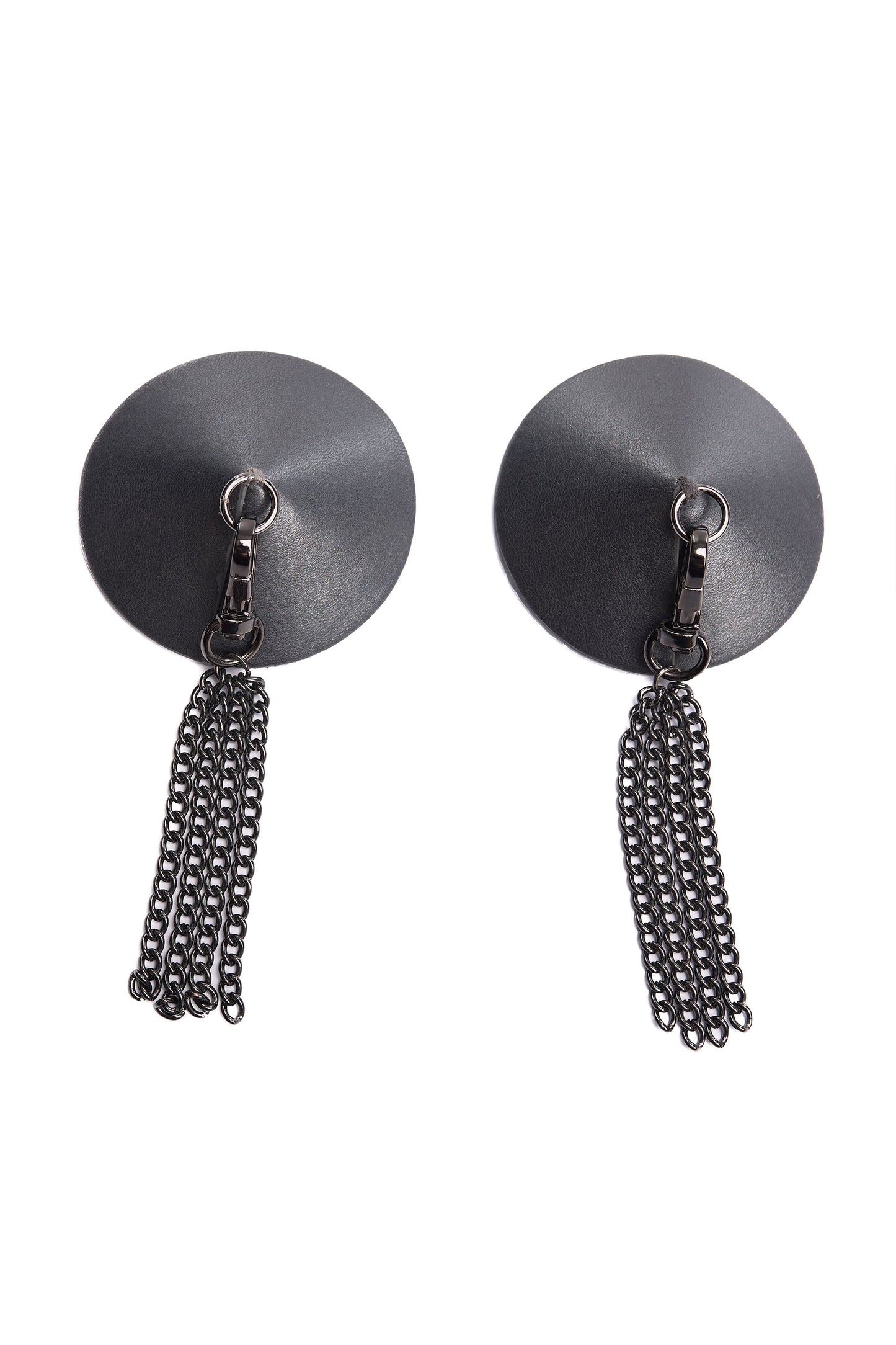 Coquette Pleasure Gunmetal Fringe Tassel Pasties