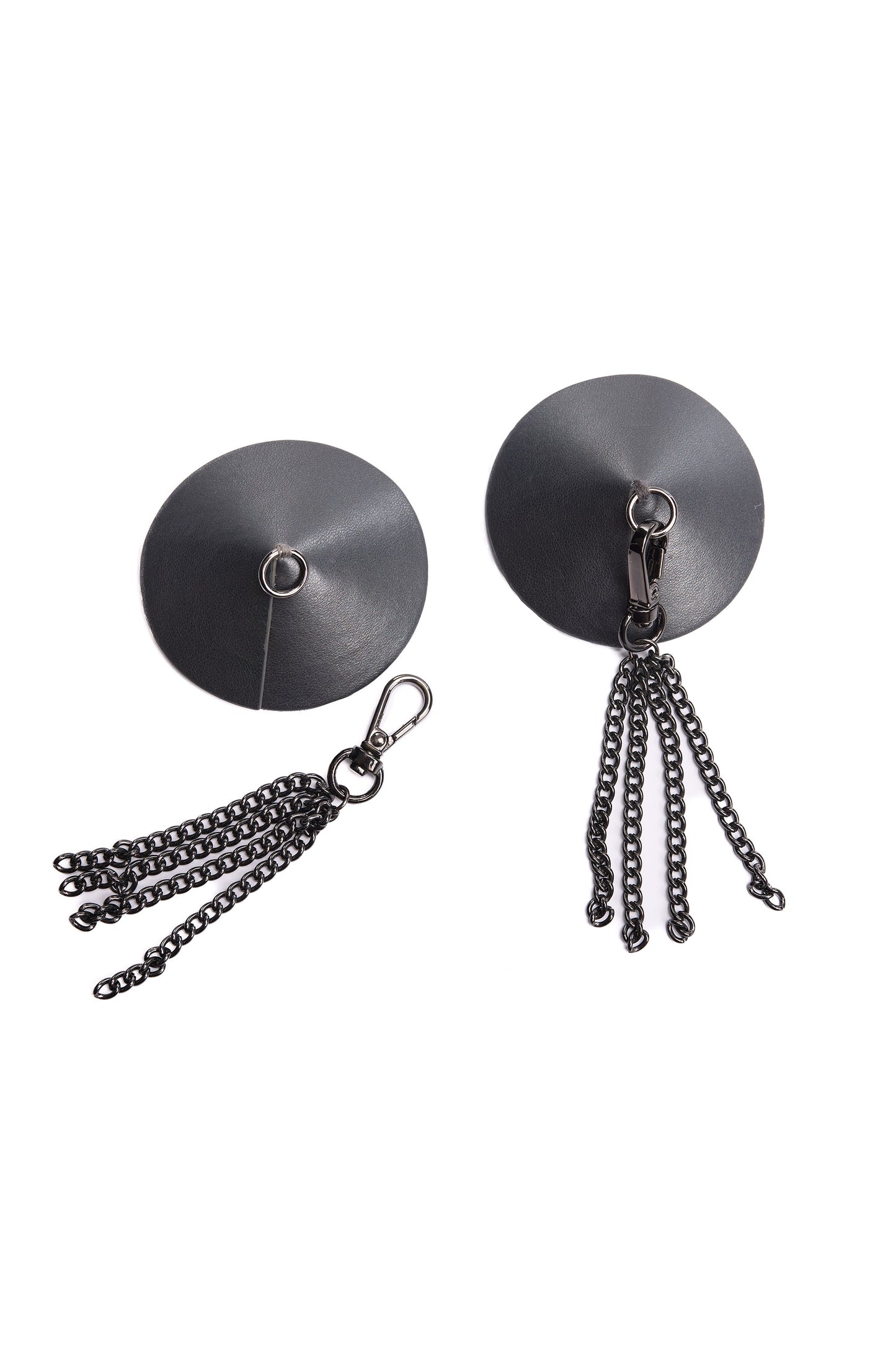 Coquette Pleasure Gunmetal Fringe Tassel Pasties