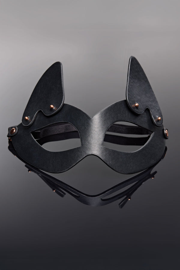 Coquette Gunmetal Cat Eye Mask