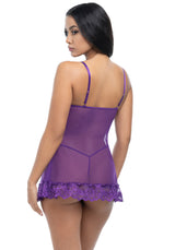 Oh la la Cheri Valentine Babydoll Imperial Purple