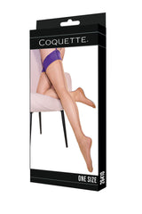 Coquette Darque Stockings Purple