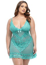 Oh la la Cheri Queen Sweet Valentine Babydoll Mojito