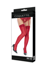 Coquette Stockings Red