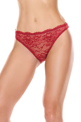 Coquette Holiday Panty Red