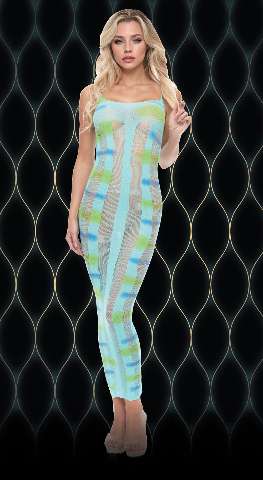 Lapdance Blue Horizon Maxi Dress