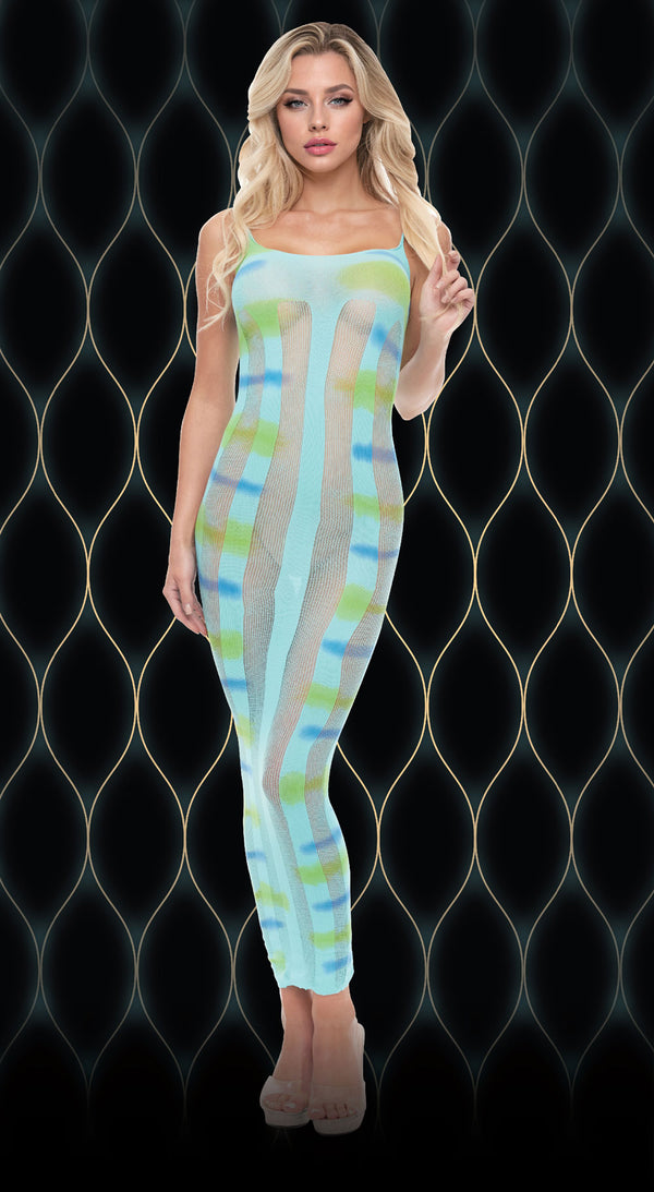Lapdance Blue Horizon Maxi Dress