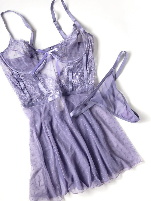 Vanessa Pin Dot Babydoll