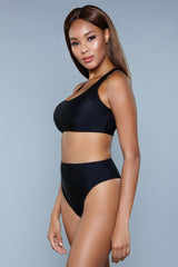 BeWicked Vera 2 Piece Set Swim Bikini Black