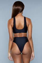 BeWicked Vera 2 Piece Set Swim Bikini Black