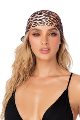 Mapale Versatile Square Scarf Worn as a Headwrap Bandana and Chic Bandeau