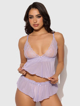 House of Desire Vivienne Cami and Tap Short Set