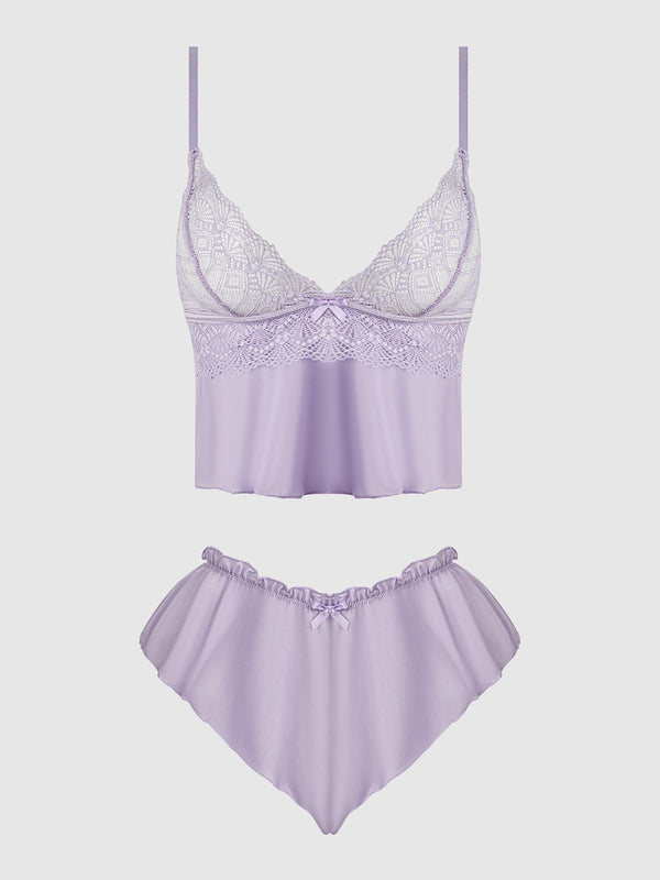 House of Desire Vivienne Cami and Tap Short Set