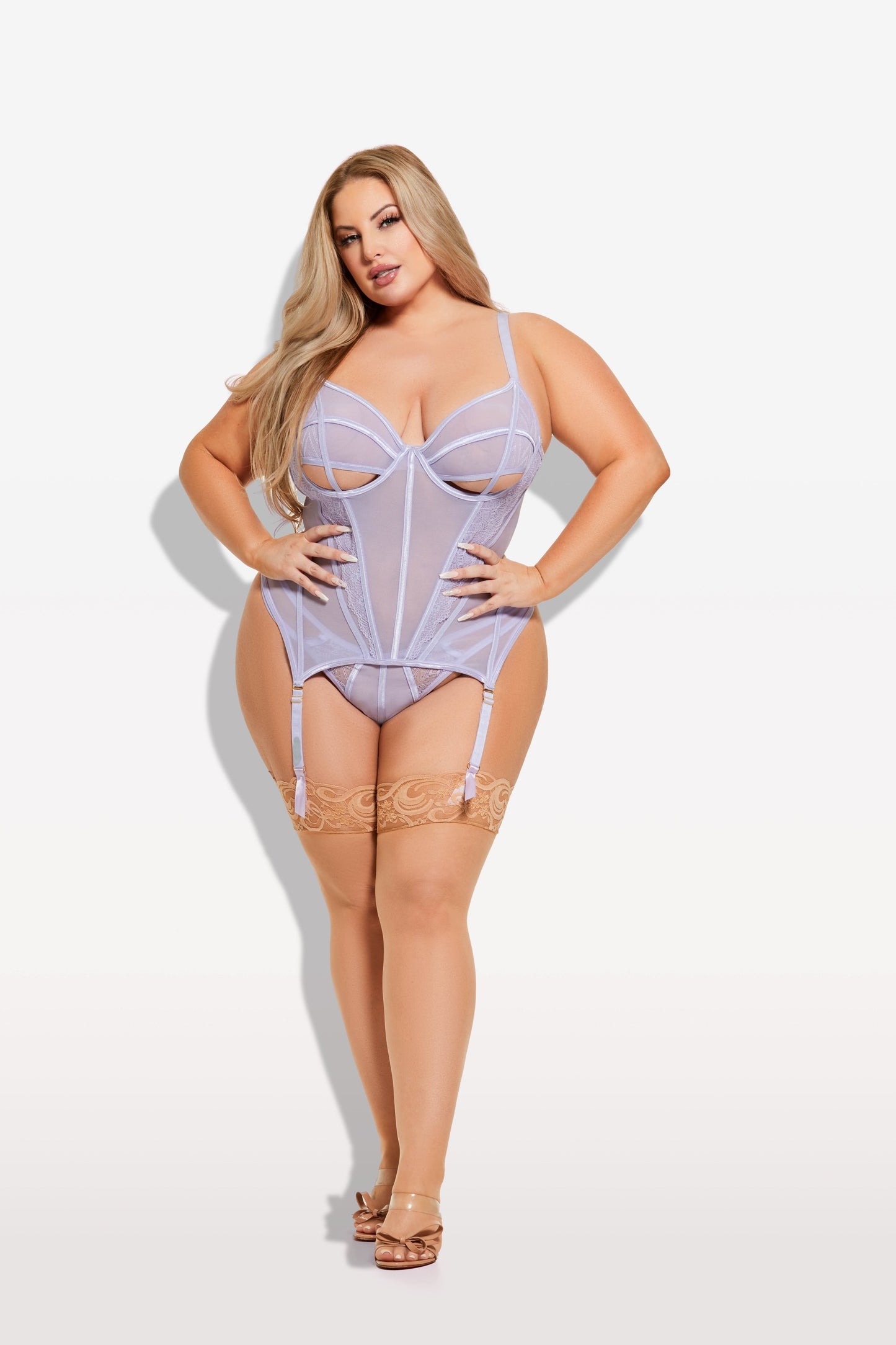 House of Desire Vivienne Merrywidow Bustier & G-String Set