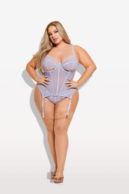 House of Desire Vivienne Merrywidow Bustier & G-String Set