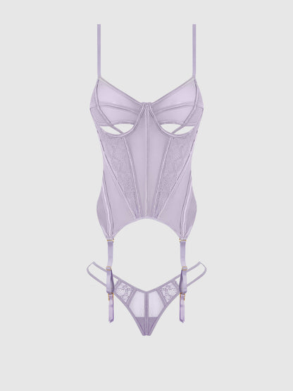 House of Desire Vivienne Merrywidow Bustier & G-String Set