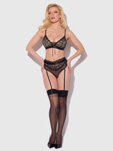 Vivienne Timeless Lace & Micro Bralette & Thong Set
