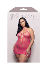 Fantasy Lingerie Queen Vixen Call Me Baby Criss-cross Halter Dress