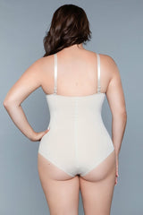 BeWicked What Waist Shapewear Bodysuit Beige