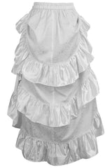 Daisy Corsets Brocade Adjustable High Low Bustle Skirt