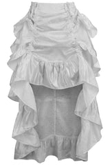 Daisy Corsets Brocade Adjustable High Low Bustle Skirt