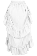 Daisy Corsets Crepe Adjustable High Low Skirt