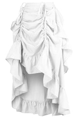 Daisy Corsets Crepe Adjustable High Low Skirt