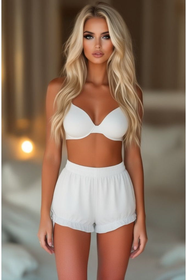 Daisy Corsets White Crepe Bloomers