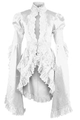 Daisy Corsets Satin & Lace Ruffled Jacket