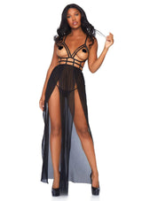 "Maxi Dress Set - Black - S/m LA-88020BLKSM"