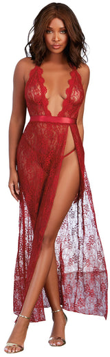 "Gown, G-String - Large - Garnet DG-10460GARL"