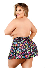 Fantasy Lingerie Vibes Why U Trippin' Skater Skirt (Skirt Only)