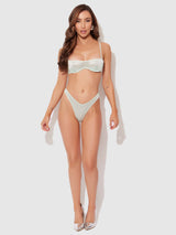 House of Desire Zoe Oil Slick Bra Set