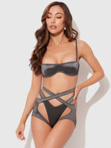 House of Desire Zoe Oil Slick Bra Set