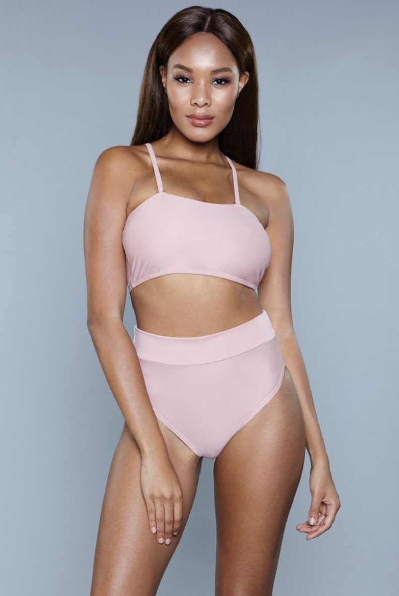 BeWicked Chanity Swimsuit Bikini Set Pink