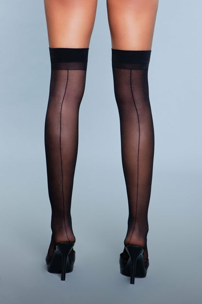 BeWicked Favorite Day Thigh Highs Black