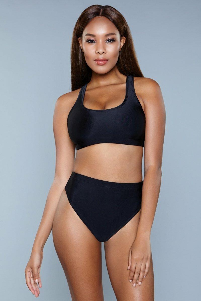 BeWicked Vera 2 Piece Set Swim Bikini Black