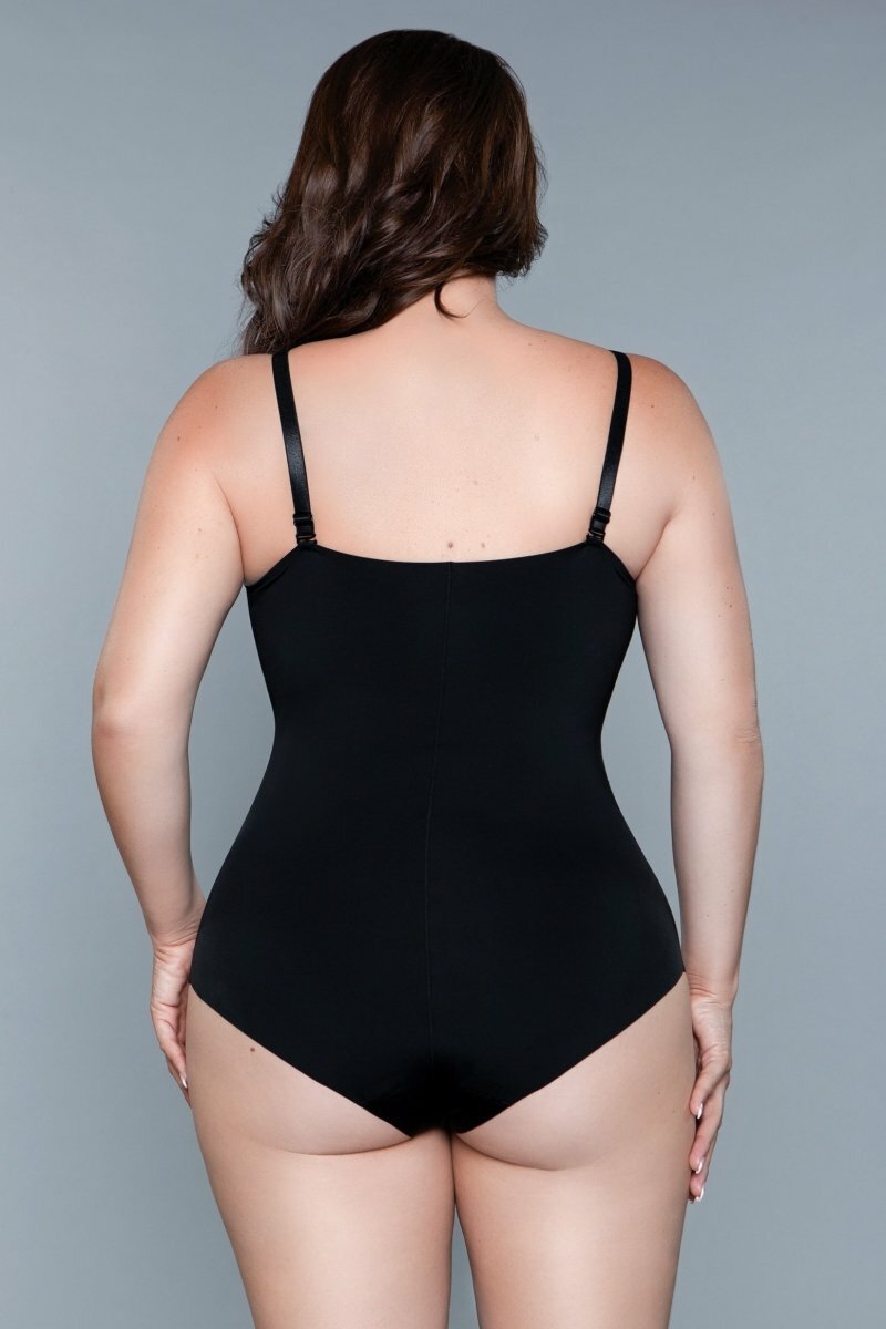 BeWicked What Waist Shapewear Bodysuit Black